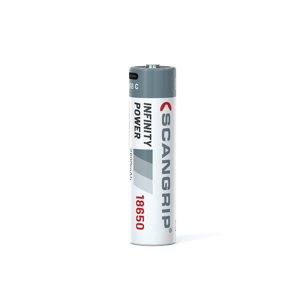 Scangrip USB-C Batteria 18650