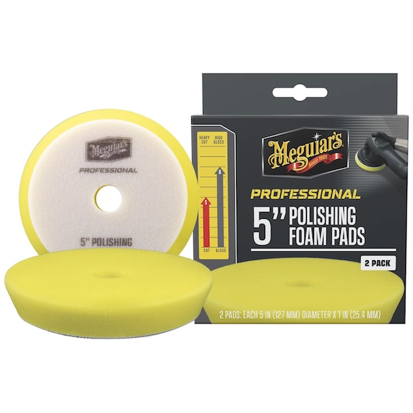 Meguiars Tampone Giallo Medio 127 mm 2 pezzi