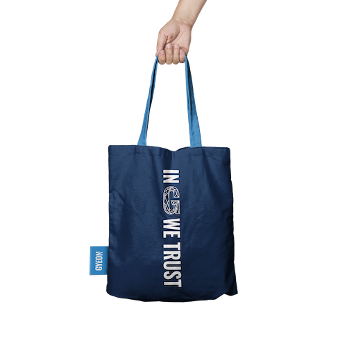 [G5202] Gyeon Borsa Tessuto In G We Trust